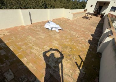 Terraza, Impermeabilización y Pavimento